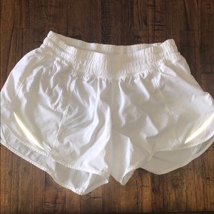 Women’s White Lululemon Shorts